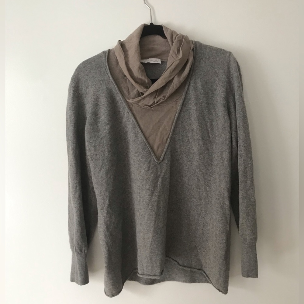 Cashmere/Silk Fabiana Filippi Grey Pullover